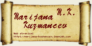 Marijana Kuzmančev vizit kartica